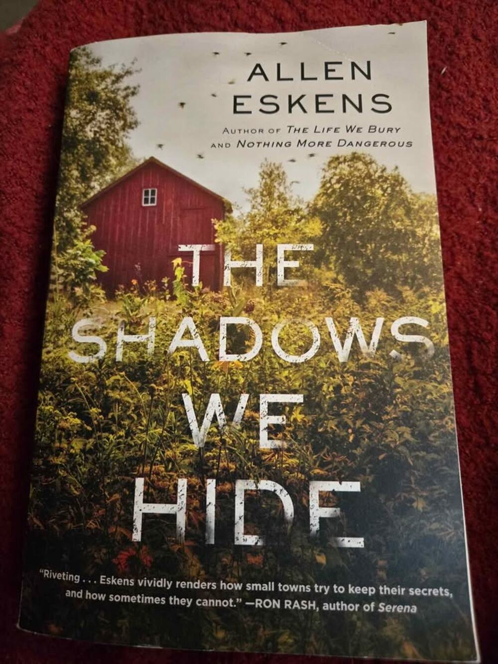 The Shadows We Hide by Allen Eskens Paperback Book